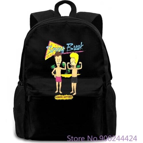 BEAVIS AND BUTTHEAD SPRING BREAK Hip Hop Hipster Cool women men backpack laptop travel school adult student