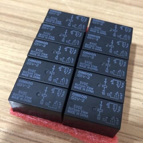 Free Shipping 10PCS 100% New origina G5V-2-05VDC Omron relay 8PIN G5V-2 5V DC