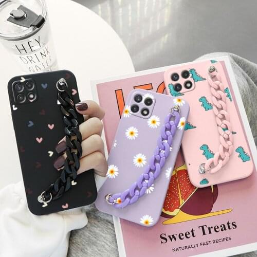 Case For Samsung Galaxy A22 4G Cases Flower Leopard Silicone Back Cover For Couqe Samsung A22 5G A 22 A225F Soft TPU Funda Shell