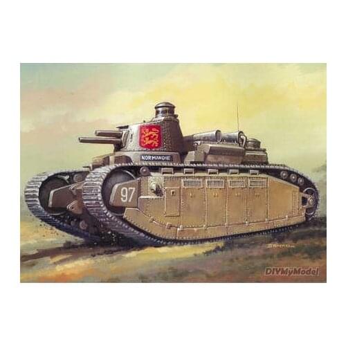 DIYMyModeI French FCM char 2C heavy tank DIY Handcraft Paper Model KIT Handmade Toy Puzzles Gift Movie props