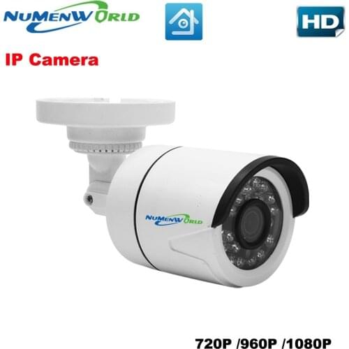 IP Camera 720P 960P 1080P HD Outdoor Bullet Cam IR NightVision CCTV Security Camera Onvif P2P Android iPhone XMEye View