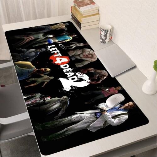 Left 4 Dead 2 Mousepad Mause Pad Gamer Rug laptop gamer Gamer Accessories Mouse for Computer Mat PC Gamer Cabinet Deskpad big