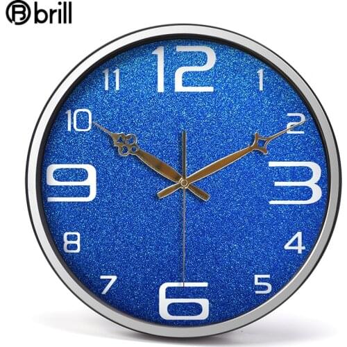 Creative Luxury Wall Clock Metal Living Room Large Kitchen Clocks Bedroom Clock Mechanism Wall Watches Home Decor Unique Gift