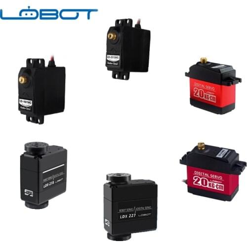 Micro Servo 15kg 20kg Metal Gear High Torque DIY Helicopter Airplane Remote Control RC Parts Robot Toy for Children