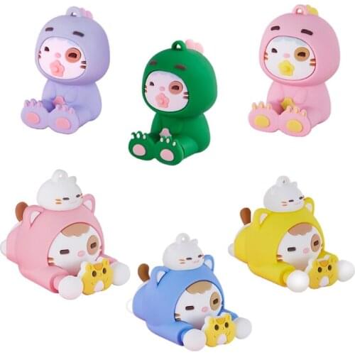 Cute Cat Smart Phone Holder Cartoon Animal Desk Stand Cradle for Xiao-mi Hua-Wei Oneplus and more Mobile Phone Cellphone