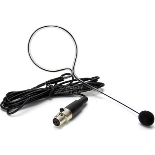 Mini XLR 4 Pin TA4F Single Earhook Mic Headset Microphone For SHURE Wireless Bodypack Transmitter PG1288 PG58 PG14 PGX4 PGX1 UR5