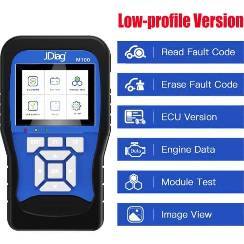 Jdiag M100 Motorcycle Multi-Language Diagnostic Scanning Tool For KTM YAMAHA PIAGGIO BENELLI Intelligent Moto Scan Tester Tool
