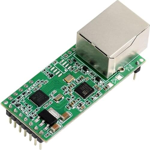 UART TO ETH Module Kit UART TTL to Ethernet Converter 10/100M Auto-MDI/MDIX Ethernet Interface High-speed Low-power Upgradable