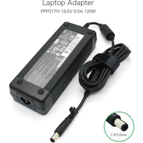 Genuine 18.5V 6.5A 120W 7.4*5.0mm Laptop Adapter for HP Pavilion DV4 DV6 DV7 DV8 PPP017H PPP016H Notebook