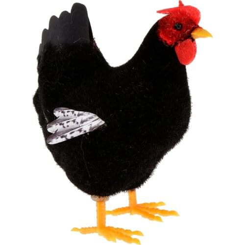 Realistic Chicken Hen Poultry Animals Model Figurine Model Home Party Shelf Display Decor Ornament Craft