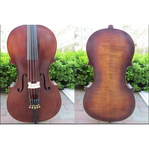 SONG Brand maestro 5strings European tone cello 1/2,flamed maple back #14527