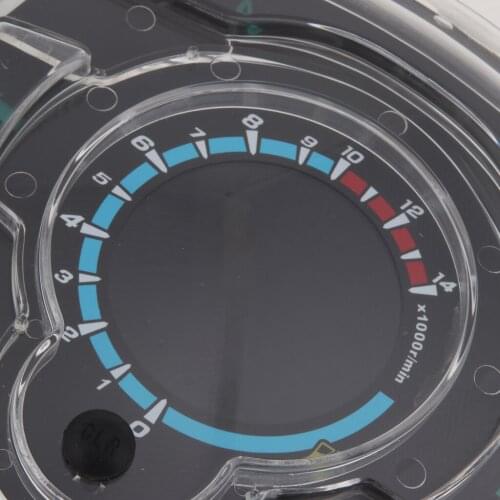 Motorbike LED Backlight Speedometer Tachometer Odometer Fuel Level Gauge