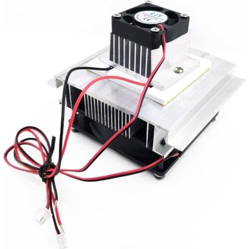 DIY Thermoelectric Refrigeration Cooling System Kit Semiconductor Cooler Conduction Module + Radiator + Cooling Fan+TEC-12706