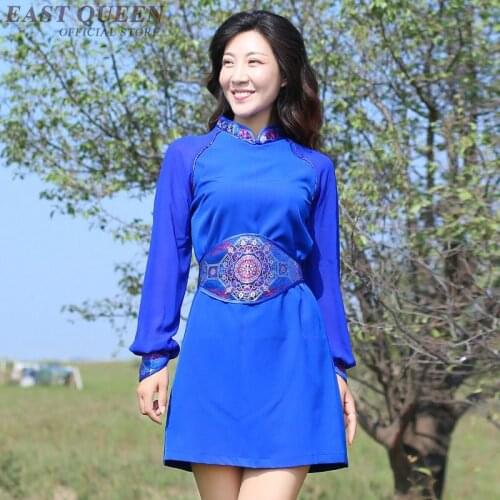 Tibetan dress tibetan clothing Chinese dress cheongsam qipao orienal China traditional Chinese clothing for women AA4129