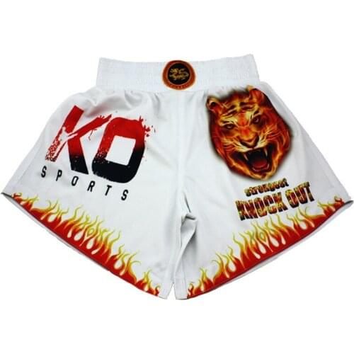 High quality Sardine material MMA boxing shorts Muay Thai fighting training Taekwondo martial arts boxing shorts breathable