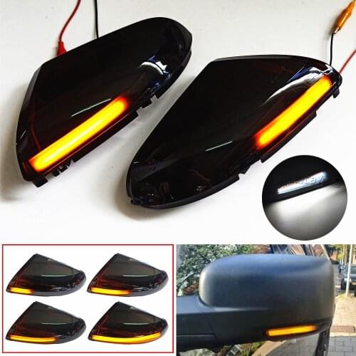 1 Pair LED Side Mirror Turn Signal Light 68302828AA 68302829AA For Dodge Ram 1500 2500 3500 Dynamic Blinker