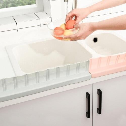 1pc Portable Basin Sink Water Splash Guard Kitchen Bathroom Splashproof Baffle Board Kitchen Splatter Screens Kitchen Tools