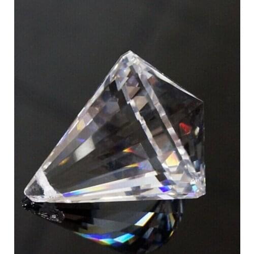 7pcs 40mm clear crystal diamond ball,crystal chandelier ball parts for wedding& fengshui products ,X-MAS decoration