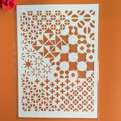 A4 29 *21cm DIY Stencils Wall Painting Scrapbook Coloring Embossing Album Decorative Paper Card Template,wall cake stencil