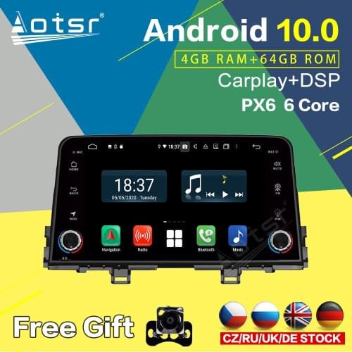 Android 10.0 For KIA PICANTO Morning 2016 2017 2018 2019 Multimedia Stereo Car DVD Player Navigation GPS Radio Tape Recorder 64G