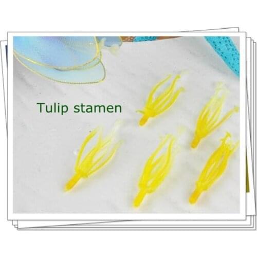 Free shipping wholesale tulip stamen/tulip center / Nylon stocking flower stamen/DIY flowers stamen 100 pieces/lot