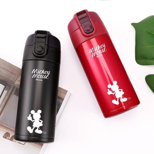 Disney children double cover heat preservation for boys and girls direct drink drop proof portable cups