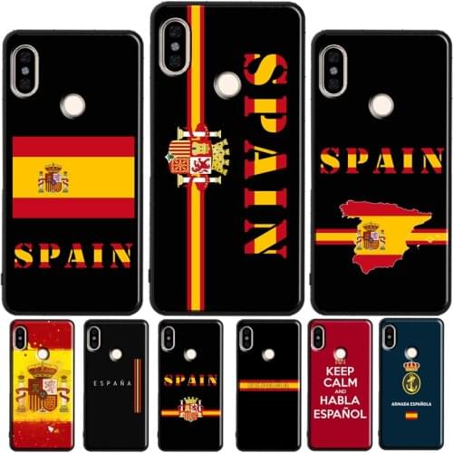 Spain Coat of Arms Flag Case For Xiaomi Redmi Note 9S 9 Pro 8T 8 Pro 7 Cover For Redmi 9 9A 9C 8 8A K30 Ultra 10X