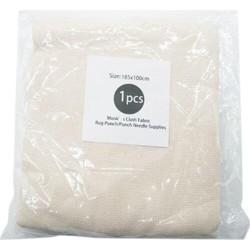 Cotton Monks Cloth for DIY Embroidery Needlework Sewing Punch Needle Accessory X6HD