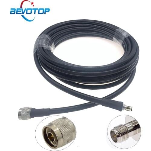 LMR400 Pigtail N Male to RP-SMA Female 50ohm RF Cable Coax Extension Jumper for 4G LTE Cellular Amplifier Phone Signal Booster