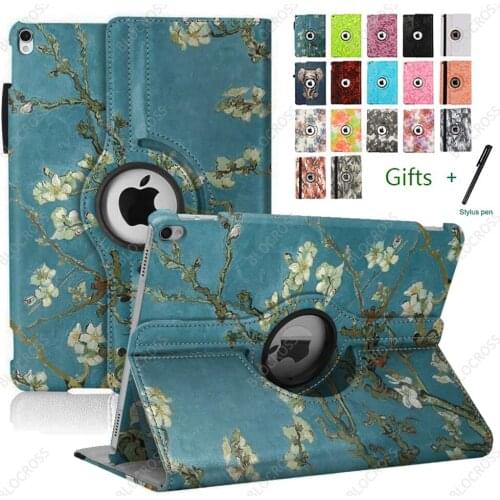 For iPad (7th/8th Gen)10.2"/IPad 9.7"Multicolor Smart Tablet Rotating Flips 360 with Auto Wake Up Sleep Leather Stand Case cover