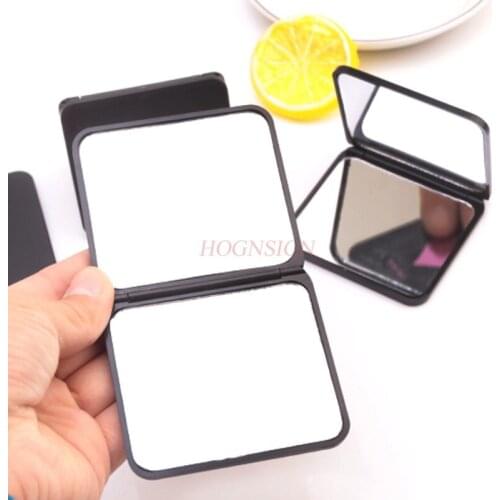 Small Mirror Portable Double Sided Folding Mirror Beauty Makeup Small Mirror Cute Girl Dressing Princess Sale