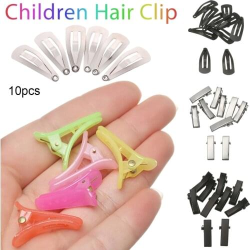 10pcs Doll Mini Clips Children Hair Clip DIY Doll Accessories Doll Hairpin Headwear Girl Birthday Gift Princess Head Clip Toys