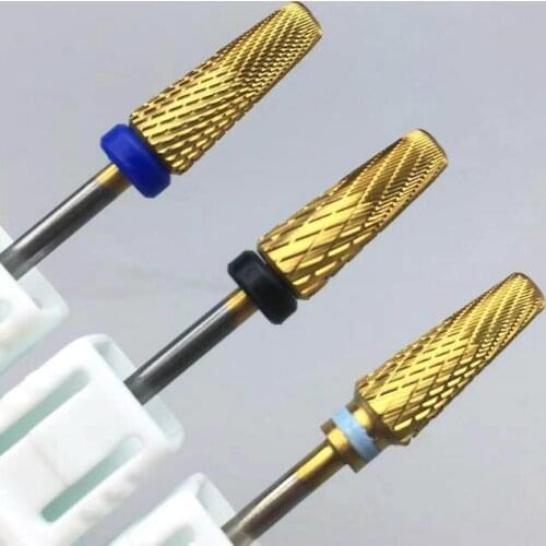 Brand new 5 in 1 tapered carbide nail drill bit nail remover nail accessories nail art universal handle diameter 3/32 nail tool