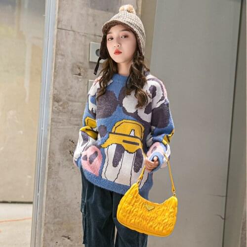 3-12 years Autumn children clothes baby cartoon anime wool sweater toddler girl winter clothes toddler girl fall clothes 2020