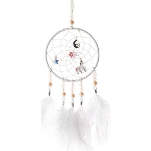 Original Unicorn Dream Catcher Indian Feather Hanging Art Gifts To Bestie Friends Creative Valentines Day Gifts
