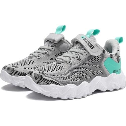 2020 Autumn Children Shoes Boys Girls Sport Shoes Breathable Shoes Sneakers Soft Bottom Non-slip Casual Kids Shoes