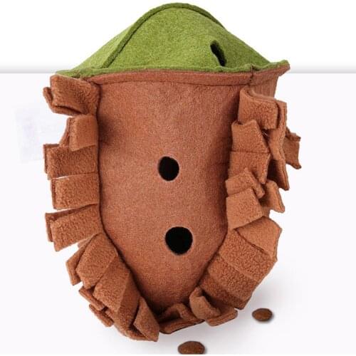 Pet Nut Plush Sniffing Mat Leaking Toys Chewing Teeth Toy Dog Leaks Food Educational Toys Slow Food Training Supplies