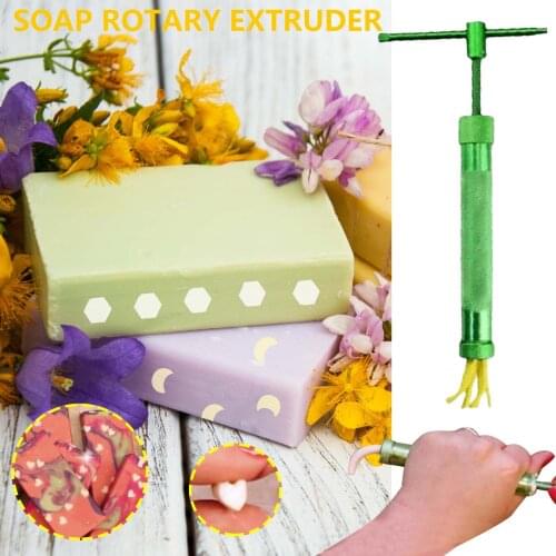 DIY Craft Pottery Clay Extruder Creative Fondant Cake Slime Pastry Gun Modeling Tool Home Durable Sugar Paste Rotary Extruder