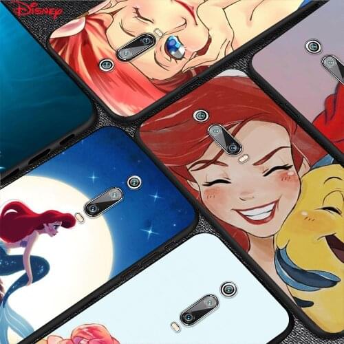 Princess Ariel Disney Silicone Cover For Xiaomi Redmi 9T 9 9C 9A 9AT 9i 8 8A 7 6 Pro 7A 6A 5 5A 4X Plus Phone Case