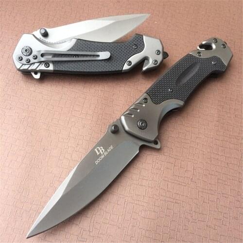 440c Tactical Folding Knife Pocket Outdoor Survival Hunting Camping Quick Open G10 Stainless Blade Knifes Knives