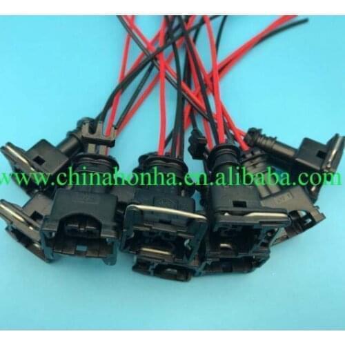 Fuel Injector Connector EV1 OBD1 Plug Wire Harness Pigtail Wiring Loom Clip Cut Fit for RC for Bosch for Honda for Ford