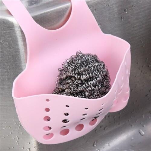 Kitchen Dish Cloth Sponge Storage Bag Sink Holder Holder Soap Portable Home Hanging Drain Bag Basket Bath Storage Tools