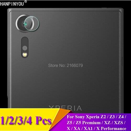 1/2/3/4 Pcs For Sony Xperia Z2 Z3 Z4 Z5 Premium XZ XZS XA1 X XA Camera Lens Protective Protector Cover Soft Tempered Glass Film