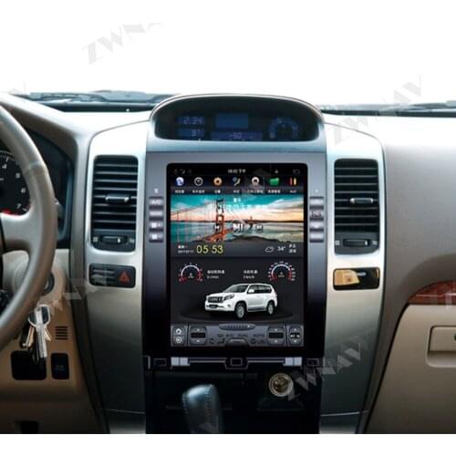128G Tesla Screen For Toyota Land Cruiser Prado 120/ Lexus GX470 Android Unit Car Multimedia Player GPS Radio Stereo 2002-2009