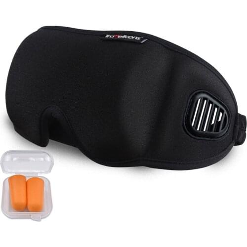 3D Ultra-Soft Night Sleeping Rest Eye Mask Shade Cover Padded EyePatch Portable Travel Relax Aid Blindfolds Sleep Bandage