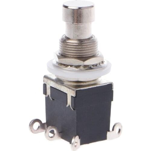 AC 250V/2A 125V/4A 6Pins DPDT Momentary Stomp Foot Switch for Guitar