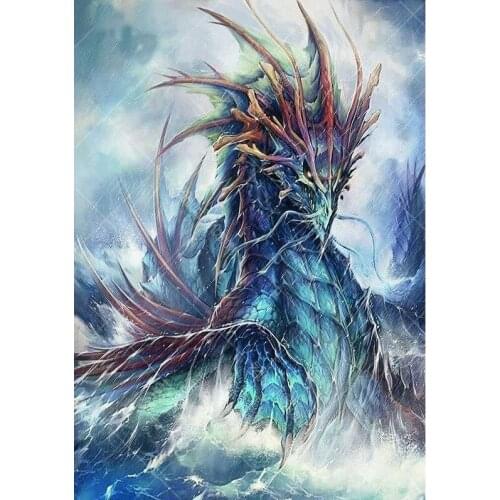 TOUOILP DIY Full Square/round Diamond Painting Animal dragon Diamond Embroidery Cross Stitch Rhinestone Mosaic Home Decor