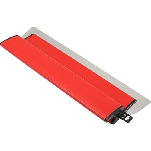 Red Drywall Skimming Blade Plastering Painting Drywall Smoothing Spatula Flexible Blade Painting Finishing Trowel Tools 85AC