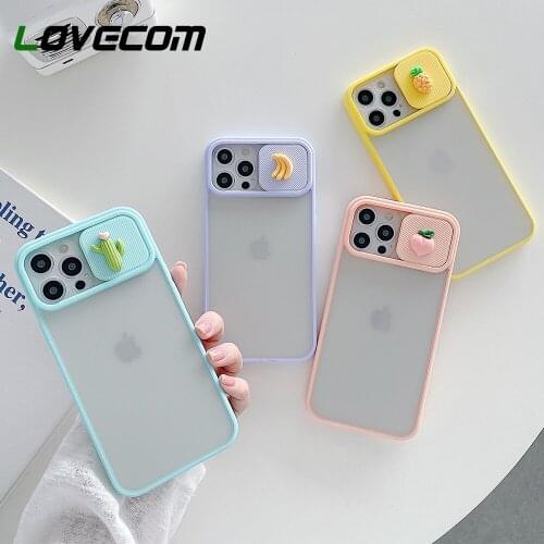 Cute 3D Avocado Cactus Pineapple Phone Case For iPhone 12 11 Pro Max XR XS Max X 7 8 Plus Soft Shockproof Clear Protection Cover