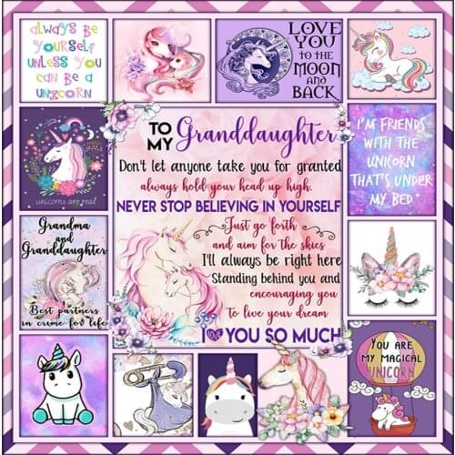 Cartoon Pink Unicorn 3D Printed Mat Kids Bedroom Play Area Rugs Soft Flannel Memory Foam Girl Room Decor Carpets for Living Room